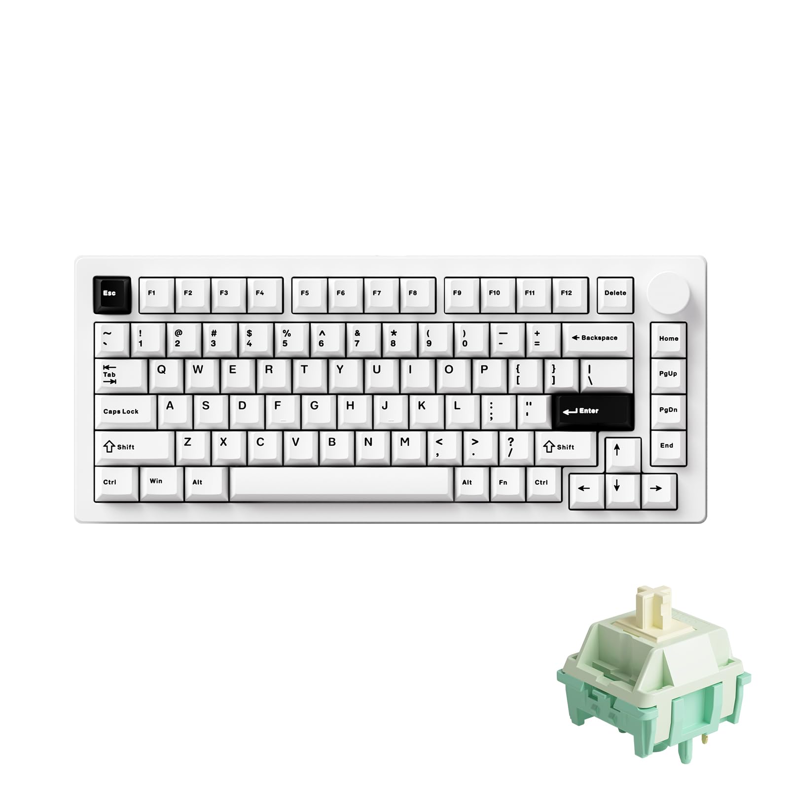 Amazon.com: MONSGEEK M1 V5 Aluminum Mechanical Keyboard 75% Quick